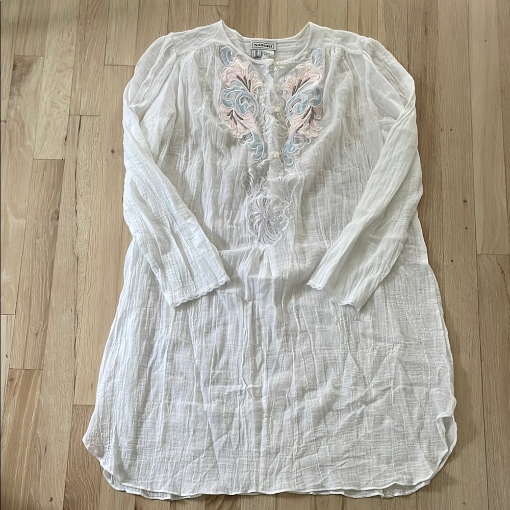 New! NATORI Nightgown for Saks Vintage - Picture 1 of 8